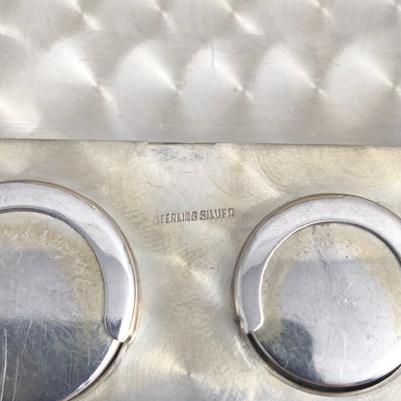 HP Vintage 925 Silver Dance Purse Compact Mirror Price is Firm - Picture 6 of 8